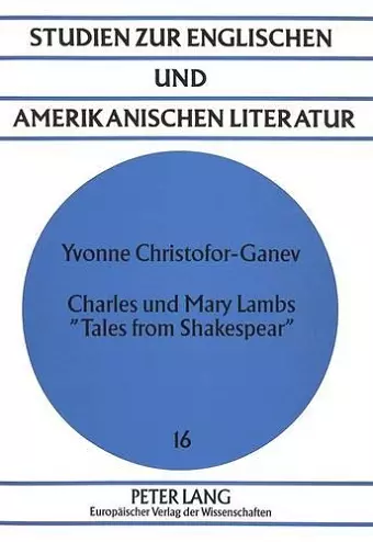 Charles Und Mary Lambs «Tales from Shakespear» cover