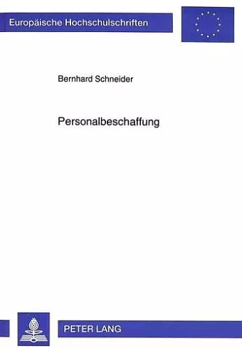 Personalbeschaffung cover