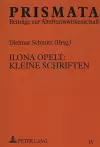 Ilona Opelt: Kleine Schriften cover