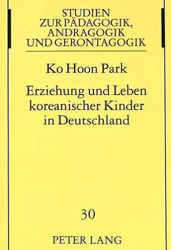 Erziehung Und Leben Koreanischer Kinder in Deutschland cover