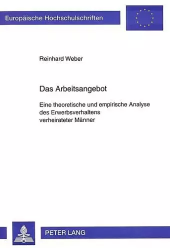 Das Arbeitsangebot cover