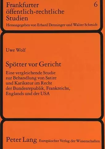 Spoetter VOR Gericht cover