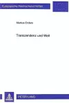 Transzendenz Und Welt cover