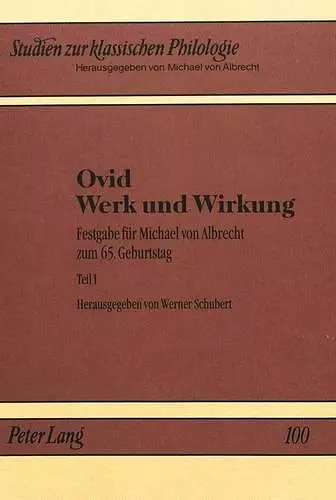 Ovid - Werk Und Wirkung cover