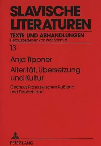 Alteritaet, Uebersetzung Und Kultur cover