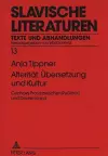 Alteritaet, Uebersetzung Und Kultur cover