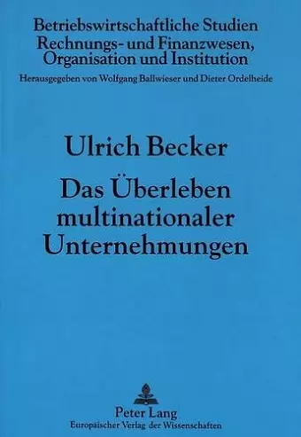 Das Ueberleben Multinationaler Unternehmungen cover