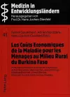 Les Coûts Economiques de la Maladie Pour Les Ménages Au Milieu Rural Du Burkina Faso cover