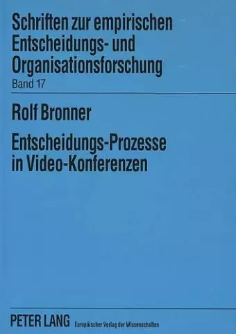 Entscheidungs-Prozesse in Video-Konferenzen cover