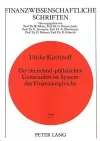 Die Rheinland-Pfaelzischen Gemeinden Im System Des Finanzausgleichs cover