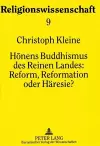 Honens Buddhismus Des Reinen Landes: - Reform, Reformation Oder Haeresie? cover