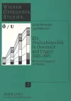 Die Hochschulpolitik in Oesterreich Und Ungarn 1945-1995 cover