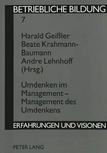 Umdenken Im Management - Management Des Umdenkens cover