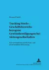 Tracking Stocks - Geschaeftsbereichsbezogene Gewinnbeteiligungen Bei Aktiengesellschaften cover