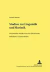 Studien Zur Linguistik Und Slavistik cover