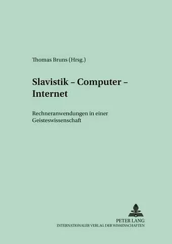 Slavistik - Computer - Internet cover