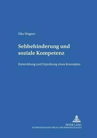 Sehbehinderung Und Soziale Kompetenz cover
