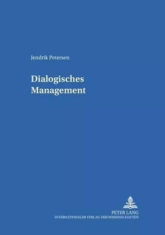 Dialogisches Management cover