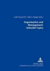 Organisation and Management: Selected Topics cover