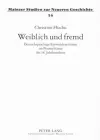 Weiblich Und Fremd cover