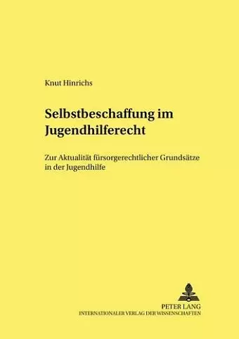 Selbstbeschaffung Im Jugendhilferecht cover