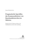 Pragmatische Spezifika Der Kommunikation Von Russlanddeutschen in Sibirien cover