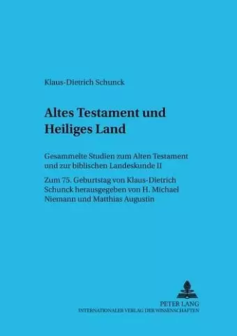 Altes Testament Und Heiliges Land cover