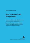 Altes Testament Und Heiliges Land cover