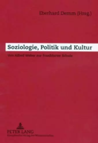 Soziologie, Politik Und Kultur cover