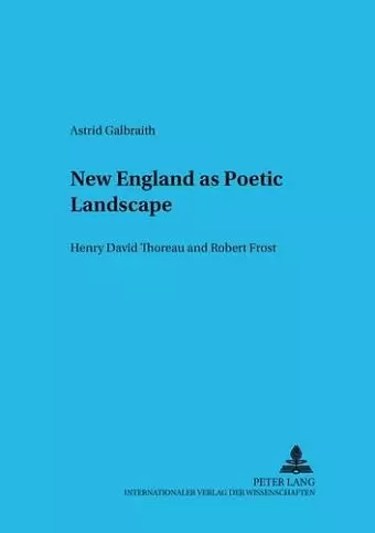 New England as Poetic Landscape cover