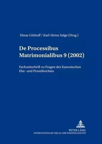 de Processibus Matrimonialibus cover