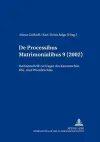 de Processibus Matrimonialibus cover
