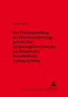 Der Pruefungsumfang Des Bundesverfassungsgerichts Bei Verfassungsbeschwerden Am Beispiel Der Kunstfreiheitsrechtsprechung cover