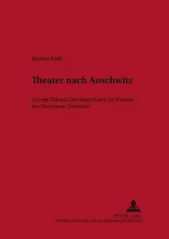 Theater Nach Auschwitz cover