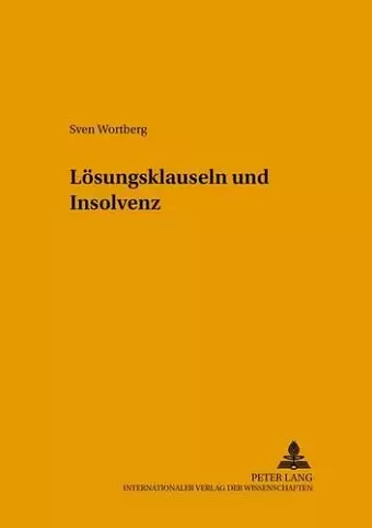 Loesungsklauseln Und Insolvenz cover