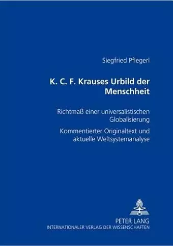 K. C. F. Krauses Urbild Der Menschheit cover