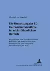 Die Umsetzung Der Eg-Datenschutzrichtlinie Im Nicht-Oeffentlichen Bereich cover