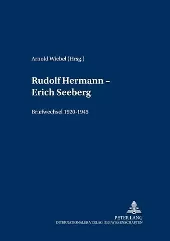 Rudolf Hermann - Erich Seeberg cover