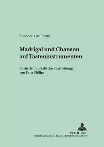 Madrigal Und Chanson Auf Tasteninstrumenten cover