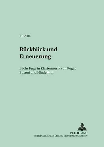 Rueckblick Und Erneuerung cover