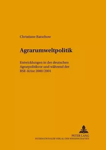 Agrarumweltpolitik cover