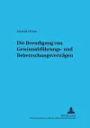 Die Beendigung Von Gewinnabfuehrungs- Und Beherrschungsvertraegen cover