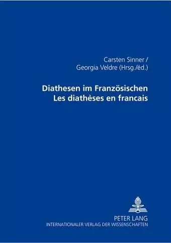 Diathesen Im Franzoesischen Les Diathèses En Français cover