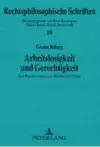 Arbeitslosigkeit Und Gerechtigkeit cover