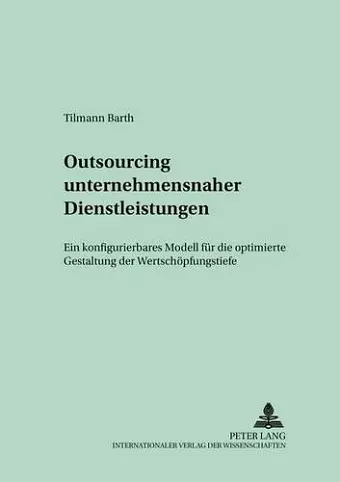 Outsourcing Unternehmensnaher Dienstleistungen cover