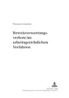 Beweisverwertungsverbote Im Arbeitsgerichtlichen Verfahren cover