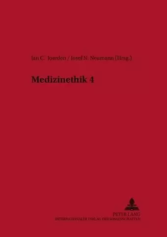 Medizinethik 4 cover