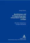 Restriktionen Und Erfolgsbedingungen Erneuerbarer Energien in Polen cover