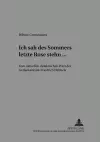 «Ich Sah Des Sommers Letzte Rose Stehn ...» cover