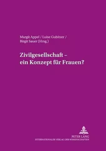 Zivilgesellschaft - Ein Konzept Fuer Frauen? cover